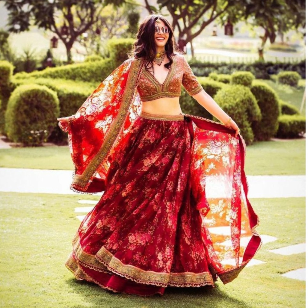 Organza Lehenga set